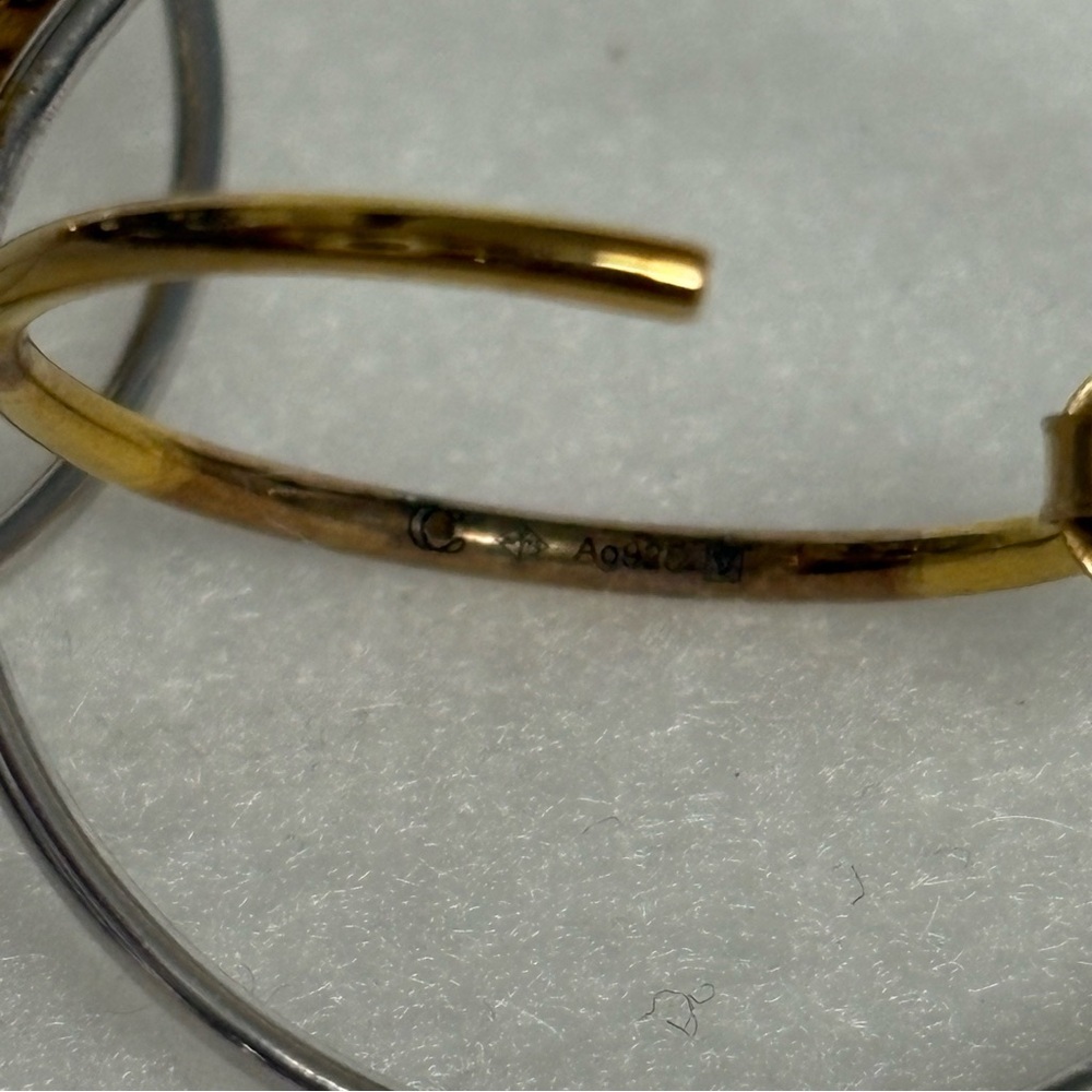 CHARLOTTE CHESNAIS Saturn M Earrings Gold Vermeil Sterling Silver - Picture 9 of 16